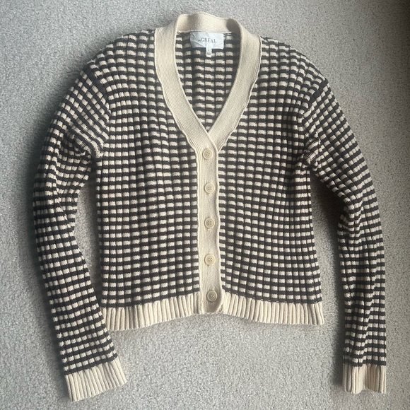 The Great Mini Stripe Cardigan size 0 - Picture 2 of 5